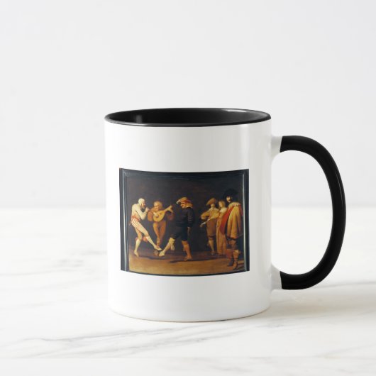 Farce-Schauspieler-Tanzen Tasse (Rechts)