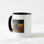 Farce-Schauspieler-Tanzen Tasse (Vorderseite Links)