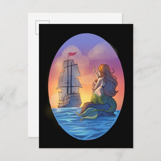 Fare Thee Well and Safe Return Postkarte (Vorne/Hinten)