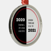 FAREWELL 2020 | Perspektiven 2021 | Neujahr Ornament Aus Metall (Rechts)