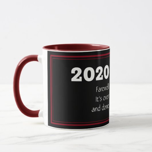 FAREWELL 2020 | Perspektiven 2021 | Neujahr Tasse (Links)