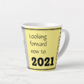 FAREWELL 2020 | Vorwärts 2021 | Neujahr grau Milchtasse (Rechte Ecke)
