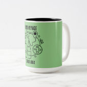 Farewell Bon Voyage Party Zweifarbige Tasse (VorderseiteRechts)