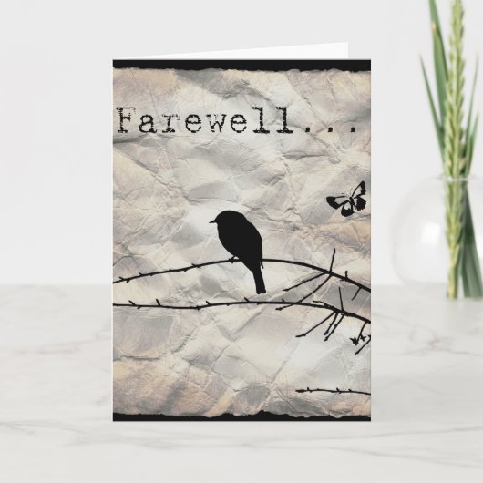 Farewell Card Karte (Vorderseite)