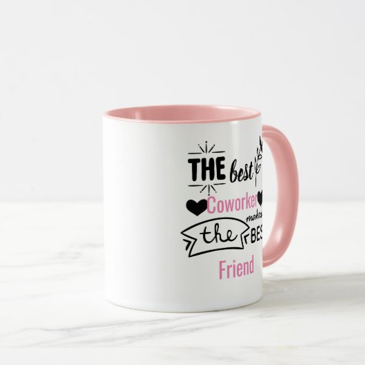 Farewell Co-Worker-Geschenk Bester Kollege jetzt F Tasse (VorderseiteRechts)