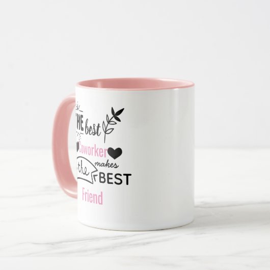 Farewell Co-Worker-Geschenk Bester Kollege jetzt F Tasse (Vorderseite Links)