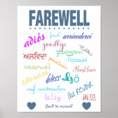 Farewell Goodbye Party Poster (Vorne)