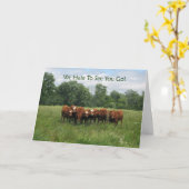 Farewell Group Card Karte (Gelbe Blume)