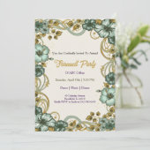 Farewell Invitation Template Einladung (Stehend Vorderseite)