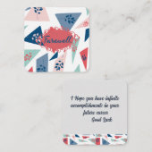 Farewell Note Card Mitteilungskarte (Vorne/Hinten)