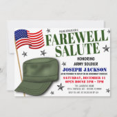 Farewell Soldier Party Einladung (Vorderseite)