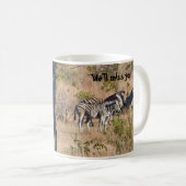 Farewell Südafrika Zebra-Tasse Kaffeetasse (VorderseiteRechts)