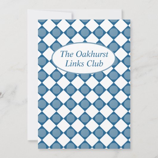 Farewell to the Fairways A Toast to the Season Einladung (Vorderseite)