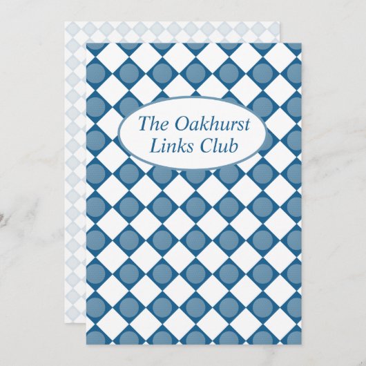 Farewell to the Fairways A Toast to the Season Einladung (Vorne/Hinten)