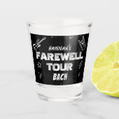 Farewell Tour Punk Rock Band Junggeselinnen-Abschi Schnapsglas (Vorderseite)