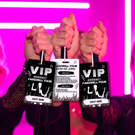 Farewell Tour Punk Rock VIP Pass Ausweis
