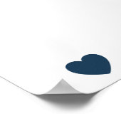 Farewell Verlassend Party Guest Book Poster (Ecke)