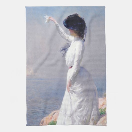 Farewell (von Joseph DeCamp) Geschirrtuch (Vertikal)