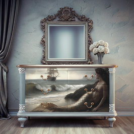 Farewell Voyage Mermaid Decoupage Seidenpapier