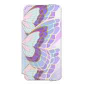 farfalla elegante incipio iPhone Geldbeutel-Hülle (Folio Vorderseite)