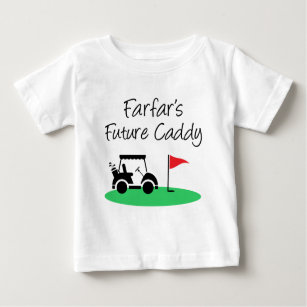 Farfar's Future Caddy Schwedisch Großkind Baby T-shirt