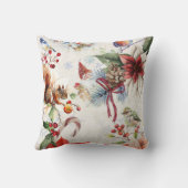 Färglös julfoto-dekorativ fyllning kudde kissen (Rückseite)