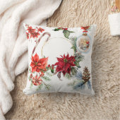 Färglös julfoto-dekorativ fyllning kudde kissen (Decke)