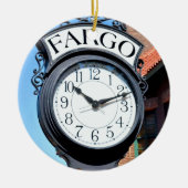 Fargo Clock Keramik Ornament (Vorne)
