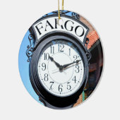 Fargo Clock Keramik Ornament (Links)
