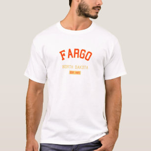 Fargo North Dakota 1871 Vintag Nd Retro Twin Citi T-Shirt