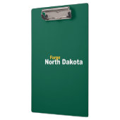 Fargo, North Dakota Clipboard Klemmbrett (Links)