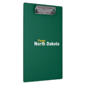 Fargo, North Dakota Clipboard Klemmbrett (Rechts)