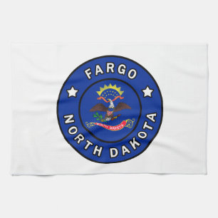 Fargo North Dakota Geschirrtuch