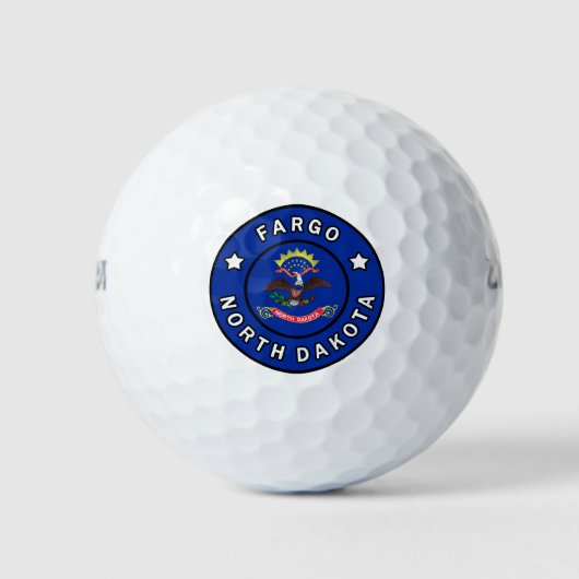 Fargo North Dakota Golfball (Vorderseite)