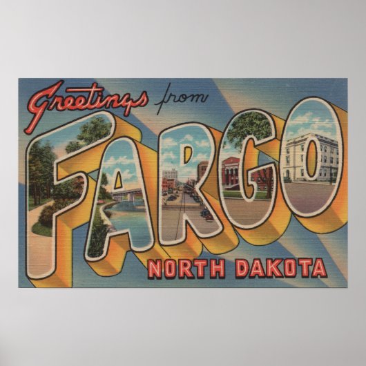 Fargo, North Dakota - Große Briefszenen Poster (Vorne)