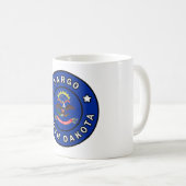 Fargo North Dakota Kaffeetasse (VorderseiteRechts)