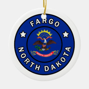 Fargo North Dakota Keramik Ornament