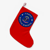 Fargo North Dakota Kleiner Weihnachtsstrumpf (Vorderansicht (hängend))