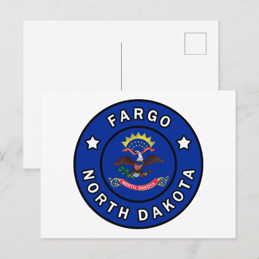 Fargo North Dakota Postkarte (Vorne/Hinten)