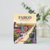 Fargo, North Dakota Postkarte (Stehend Vorderseite)