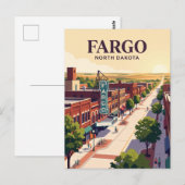 Fargo, North Dakota Postkarte (Vorne/Hinten)