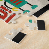 Fargo North Dakota Robot - Funny Vintag Puzzle (Seite)