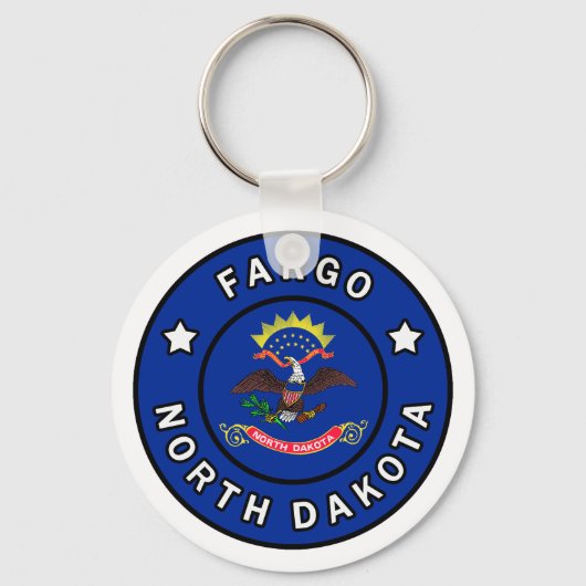 Fargo North Dakota Schlüsselanhänger (Vorderseite)