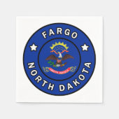 Fargo North Dakota Serviette (Vorderseite)