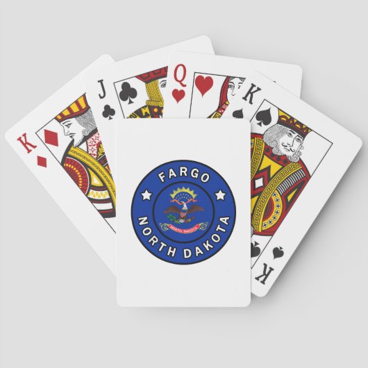 Fargo North Dakota Spielkarten (Rückseite)