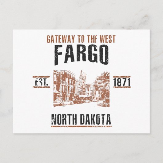 Fargo Postkarte (Vorderseite)