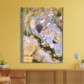 Farid al-Din'Attar Der Kurs der Vögel Leinwanddruck (Insitu (Wohnzimmer))