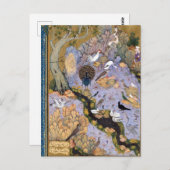 Farid al-Din'Attar Der Kurs der Vögel Postkarte (Vorne/Hinten)