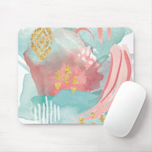 Faridas Abstrakt - Gereizte Farben Mousepad (Mit Mouse)
