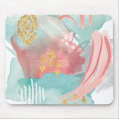 Faridas Abstrakt - Gereizte Farben Mousepad (Vorne)